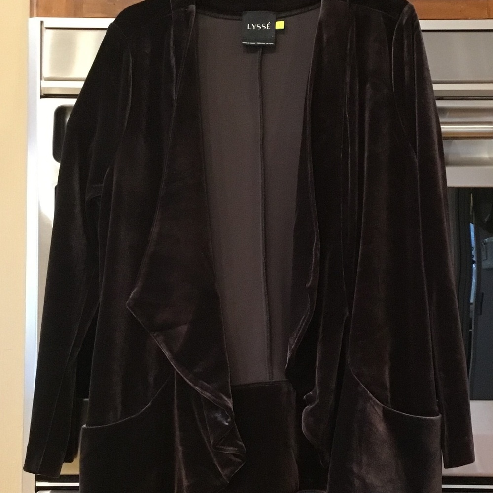 Large Lysse Black Velvet Jacket